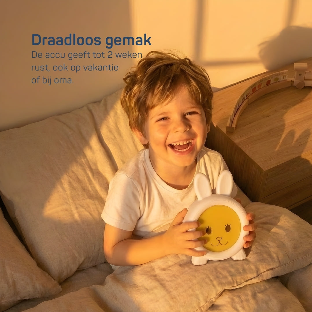 Kadoing® Konijn Kinderwekker (wit) - met Gezichtsuitdrukkingen en Tikfunctie - Wake Up Light voor Kinderen - Slaaptrainer - Slaapwekker - Nachtlamp - Kinderspeelgoed - Speelgoed Wekker Digitaal Kadoing® Konijn Kinderwekker (wit) - met Gezichtsuitdrukkingen en Tikfunctie - Wake Up Light voor Kinderen - Slaaptrainer - Slaapwekker - Nachtlamp - Kinderspeelgoed - Speelgoed Wekker Digitaal